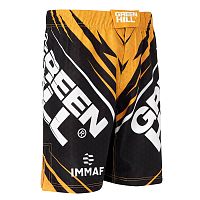 Шорты для MMA MMi-3922 IMMAF Approved Green Hill